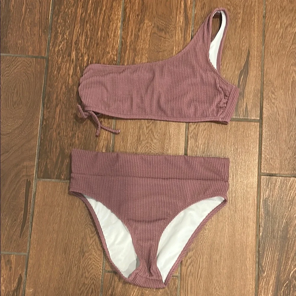 Salt + Cove size XL one shoulder bikini top and bottom - Picture 1 of 2